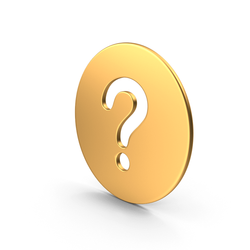 | Question Mark Symbol Gold.H03.2k